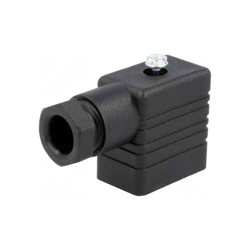Conector cu Valvă Mufă Format B 10mm Mamă 3-PIN 90° | Electronic-mag.ro | Componente Electronice Conector cu Valvă Mufă Format B 10mm Mamă 3-PIN 90° | Electronic-mag.ro | Componente Electronice
