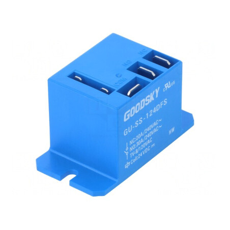 Releu Electromagnetic SPDT 24VDC 30A | Electronic-mag.ro | Componente Electronice