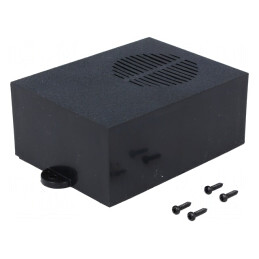 Carcasă alarmă ABS neagră 64x85x36mm | Electronic-mag.ro | Componente Electronice