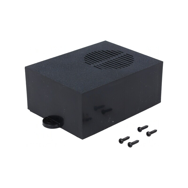 Carcasă alarmă ABS neagră 64x85x36mm | Electronic-mag.ro | Componente Electronice