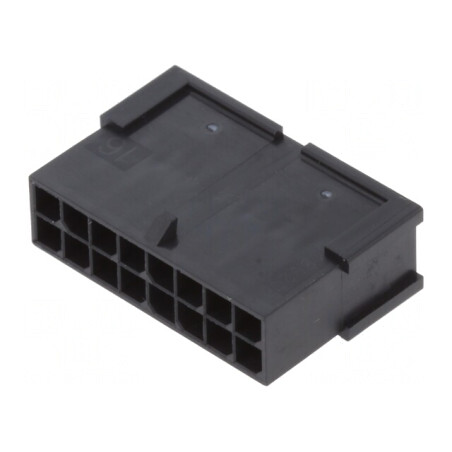 MicroFit 3.0 Plug 16-Contacte | Electronic-mag.ro | Componente Electronice