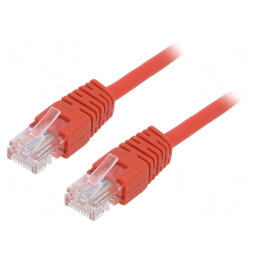 Patch Cord UTP Cat5e 5m Roșu | Electronic-mag.ro | Componente Electronice