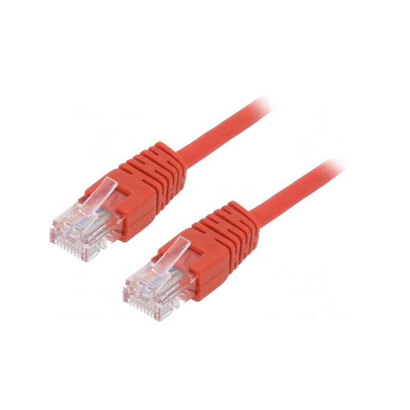 Patch Cord UTP Cat5e 5m Roșu | Electronic-mag.ro | Componente Electronice