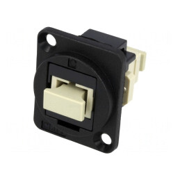 Cuplă Fibră Optică Simplex Multimod 19x24mm | Electronic-mag.ro | Componente Electronice