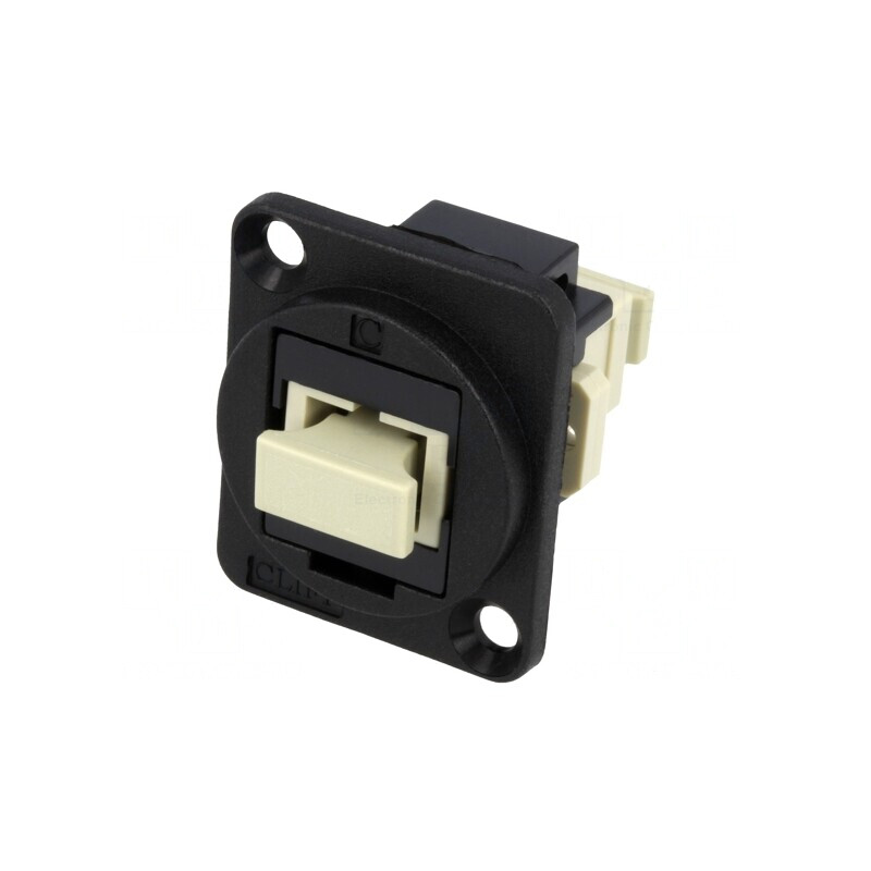 Cuplă Fibră Optică Simplex Multimod 19x24mm | Electronic-mag.ro | Componente Electronice