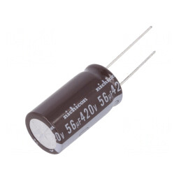 Condensator Electrolitic THT 56uF 420V 16x31.5mm | Electronic-mag.ro | Componente Electronice