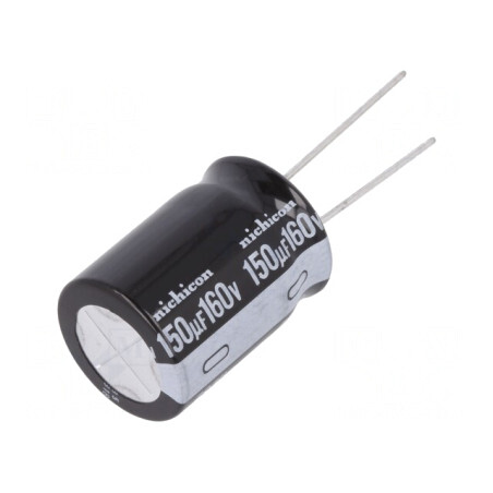 Condensator Electrolitic THT 150uF 160V 18x25mm | Electronic-mag.ro | Componente Electronice