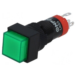 Comutator Apăsare SPDT 0,5A 250VAC IP40 | Electronic-mag.ro | Componente Electronice