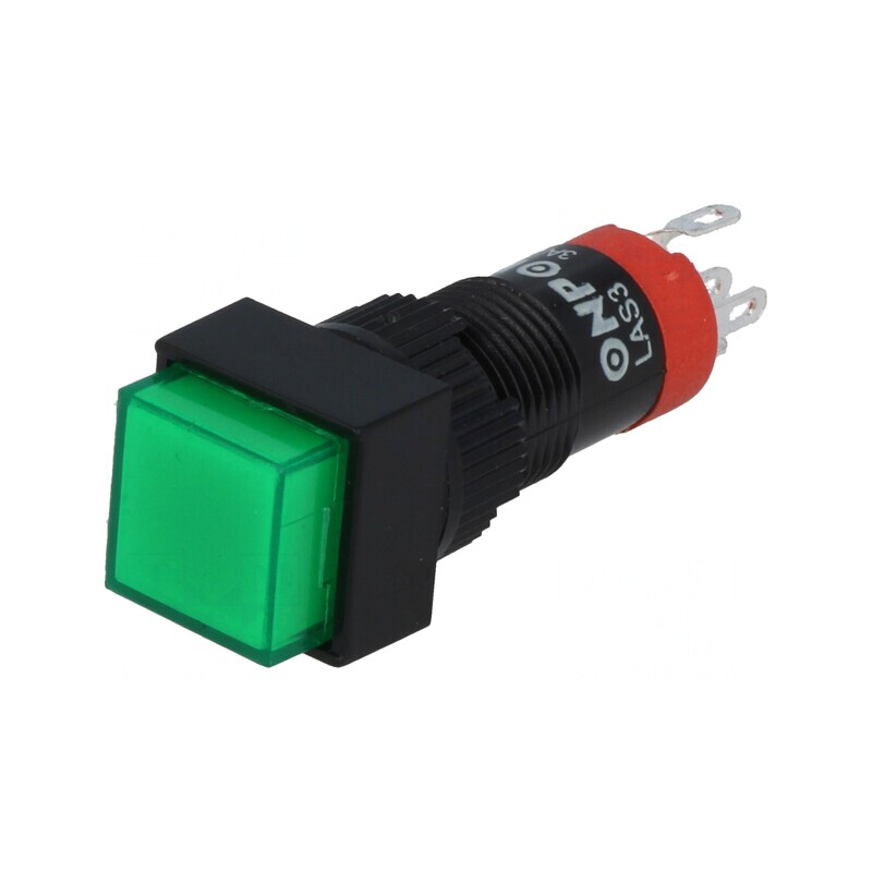 Comutator Apăsare SPDT 0,5A 250VAC IP40 | Electronic-mag.ro | Componente Electronice