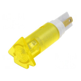 Lampă LED plată 12-14VAC Ø10,2mm policarbonat | Electronic-mag.ro | Componente Electronice