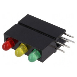 LED Multicolor 2,8mm 3 Diode 20mA | Electronic-mag.ro | Componente Electronice
