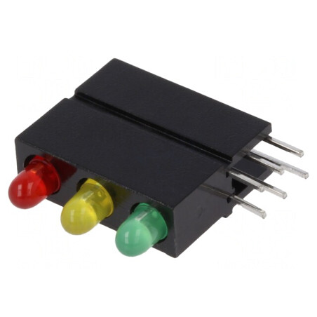 LED Multicolor 2,8mm 3 Diode 20mA | Electronic-mag.ro | Componente Electronice