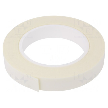 Bandă dublu adezivă albă 19mm x 5,5m | Electronic-mag.ro | Componente Electronice
