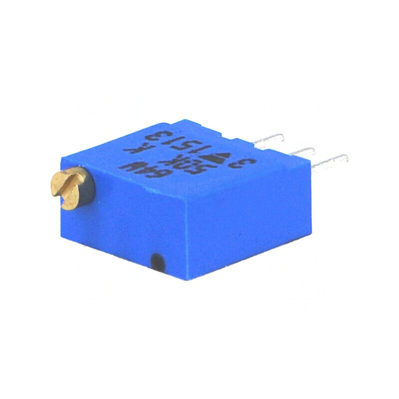 Potentiometru Multitura 50kΩ 500mW THT ±10% | Electronic-mag.ro | Componente Electronice
