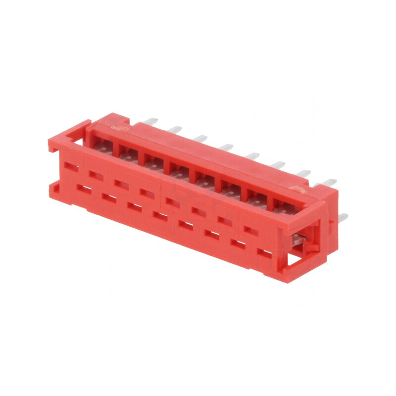 Adaptor Micro-MaTch 16 PIN IDC THT pentru PCB și cablu-bandă | Electronic-mag.ro | Componente Electronice