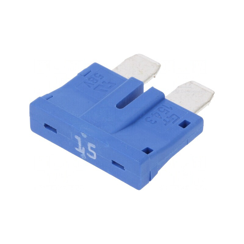Siguranță Auto 15A 58VDC 19mm UNIVAL | Electronic-mag.ro | Componente Electronice