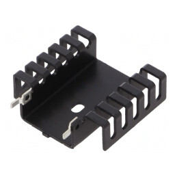Radiator Extrudat Negru TO218/TO220 41.2mm x 43.2mm | Electronic-mag.ro | Componente Electronice