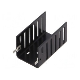 Radiator Negru TO220 42.6x25x25mm | Electronic-mag.ro | Componente Electronice
