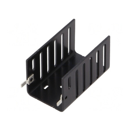 Radiator Negru TO220 42.6x25x25mm | Electronic-mag.ro | Componente Electronice