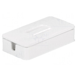 Carcasă de Conexiuni ABS Albă 49x25.5x11mm | Electronic-mag.ro | Componente Electronice