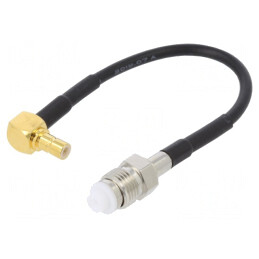 Cablu FME Mamă la SMB Tată 100mm | Electronic-mag.ro | Componente Electronice