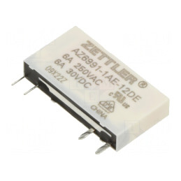 Releu electromagnetic SPST-NO 12VDC 8A | Electronic-mag.ro | Componente Electronice