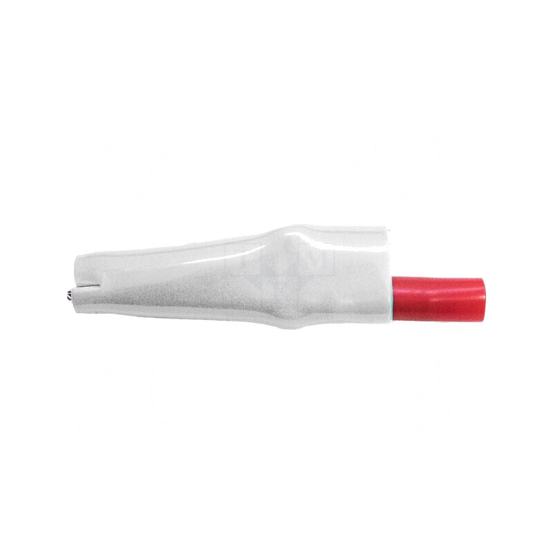 Bornă crocodil albă 10A 7.9mm | Electronic-mag.ro | Componente Electronice