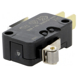 Microîntrerupător cu manetă și rolă 16A/250VAC | Electronic-mag.ro | Componente Electronice