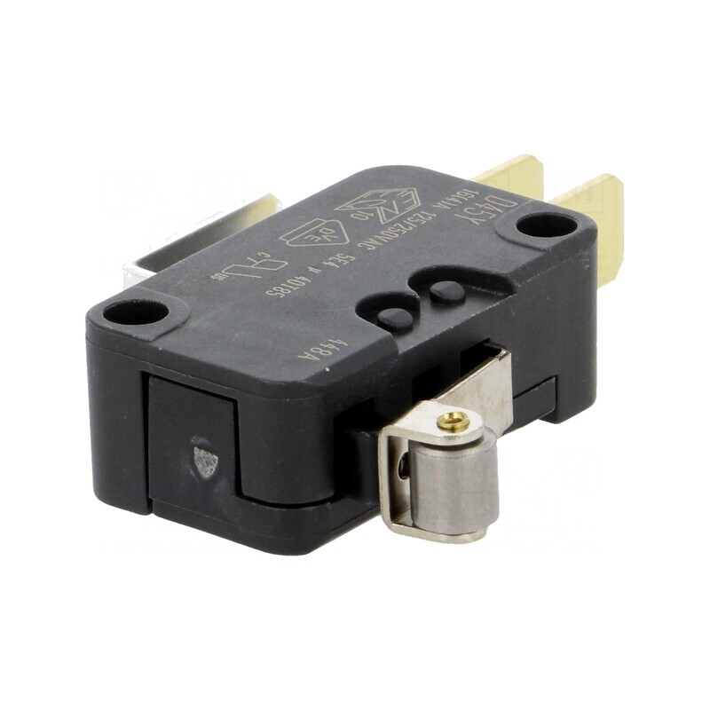 Microîntrerupător cu manetă și rolă 16A/250VAC | Electronic-mag.ro | Componente Electronice