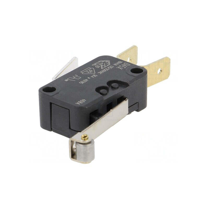 Microîntrerupător cu Manetă și Rulou 16A/250VAC | Electronic-mag.ro | Componente Electronice