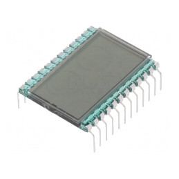 Afişaj LCD cu 7 Segmente STN, 3 Digiţi, -40÷90°C | Electronic-mag.ro | Componente Electronice
