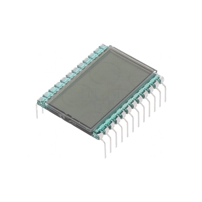 Afişaj LCD cu 7 Segmente STN, 3 Digiţi, -40÷90°C | Electronic-mag.ro | Componente Electronice