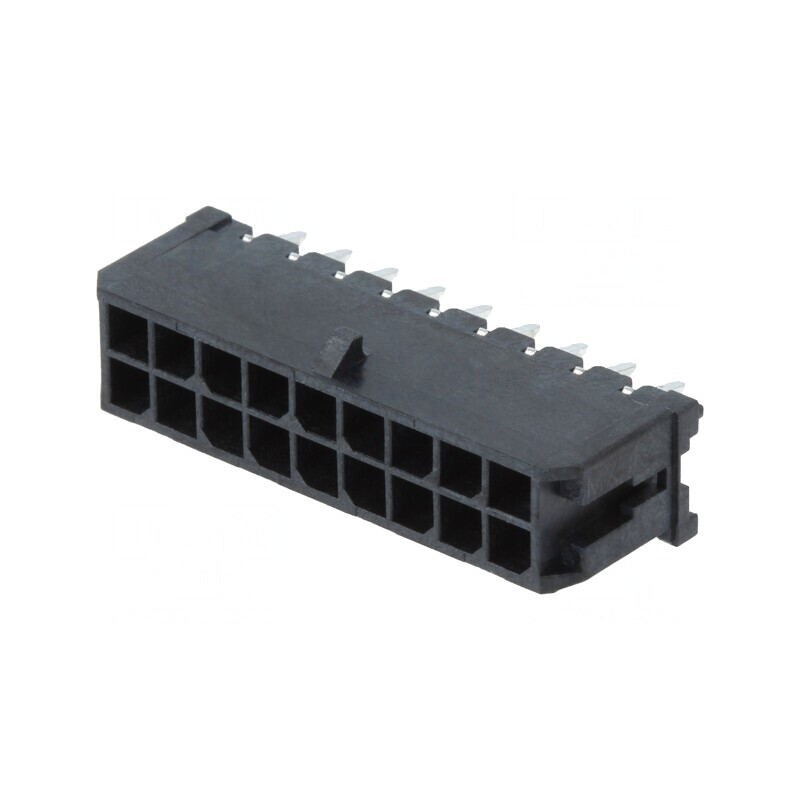 "Soclu cablu-placă Micro-Fit 3.0 3mm 18 PIN THT 5A drept" | Electronic-mag.ro | Componente Electronice