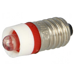 Lampă LED roşie 24V E10 | Electronic-mag.ro | Componente Electronice