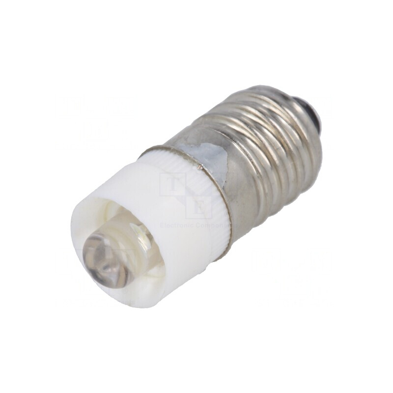 Lampă LED Albă 6V E10 | Electronic-mag.ro | Componente Electronice