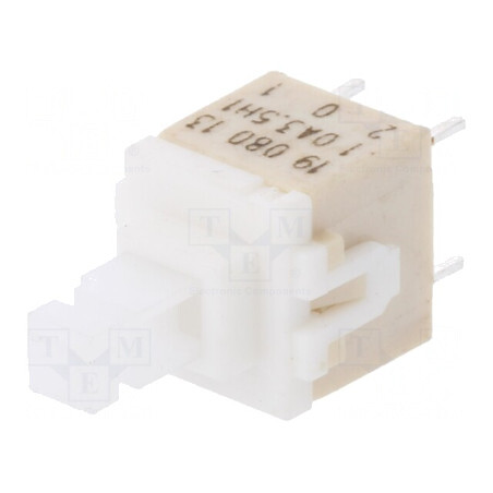 Comutator DPST Alb 0,1A/32VDC pentru Tastatură | Electronic-mag.ro | Componente Electronice