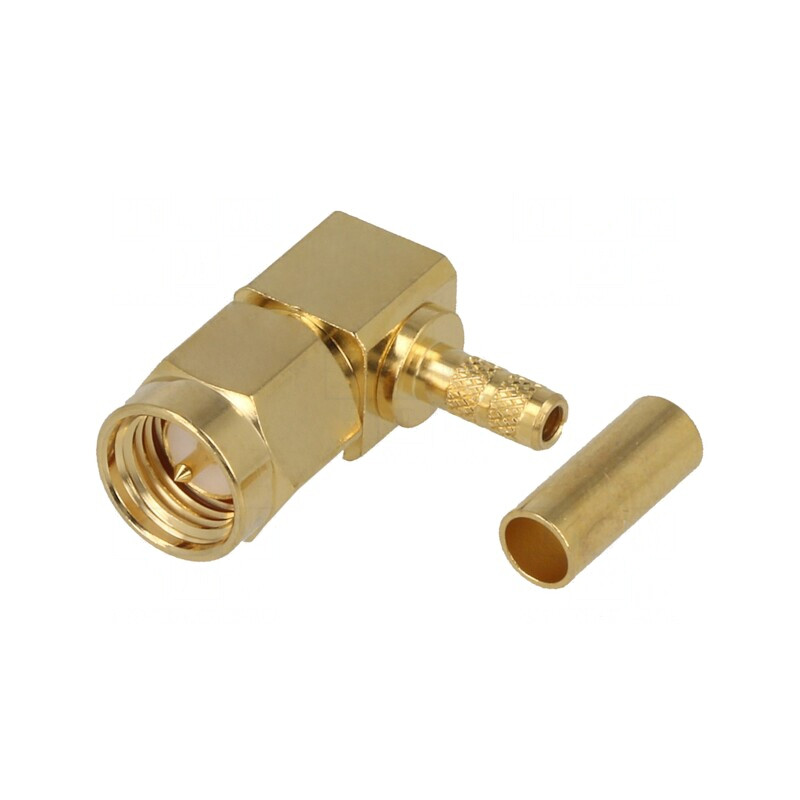 Mufă SMA tată unghi 90° crimpat PTFE LMR100/RG174/RG316 | Electronic-mag.ro | Componente Electronice Mufă SMA tată unghi 90° crimpat PTFE LMR100/RG174/RG316 | Electronic-mag.ro | Componente Electronice