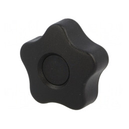 Buton Reglare Negru Ø40mm M8 | Electronic-mag.ro | Componente Electronice