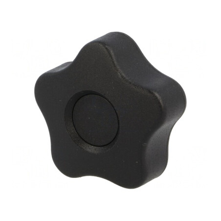Buton Reglare Negru Ø40mm M8 | Electronic-mag.ro | Componente Electronice