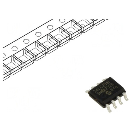 Memorie EEPROM 256kb I2C 32kx8bit 2,5-5,5V 400kHz | Electronic-mag.ro | Componente Electronice