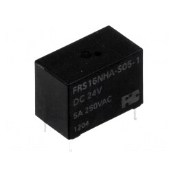 Releu Electromagnetic SPST-NO 24VDC 5A | Electronic-mag.ro | Componente Electronice