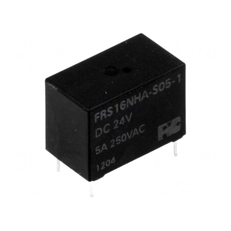 Releu Electromagnetic SPST-NO 24VDC 5A | Electronic-mag.ro | Componente Electronice