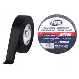 Bandă Electroizolantă Neagră 19mm x 20m | Electronic-mag.ro | Componente Electronice
