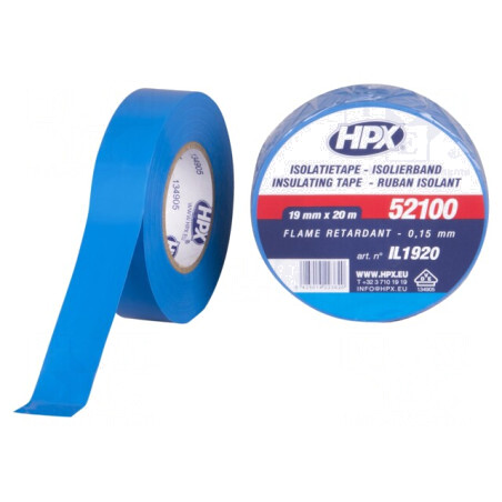 Bandă Electroizolantă Albastră 19mm x 20m | Electronic-mag.ro | Componente Electronice