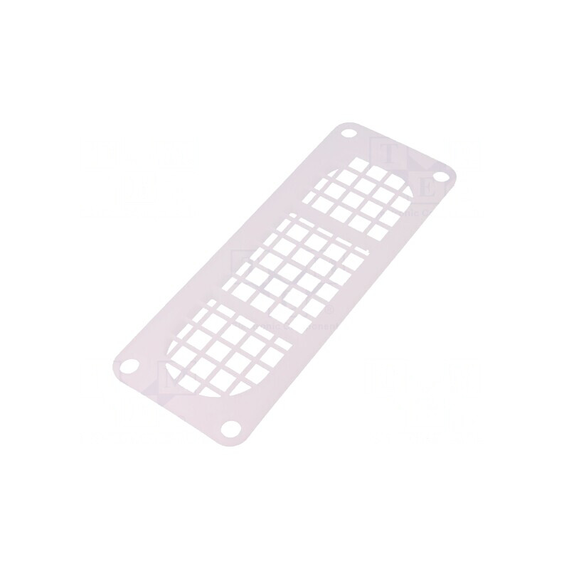 Flanșă suport elastomer termoplastic TPE albă  | Electronic-mag.ro | Componente Electronice