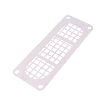 Flanșă suport elastomer termoplastic TPE albă  | Electronic-mag.ro | Componente Electronice