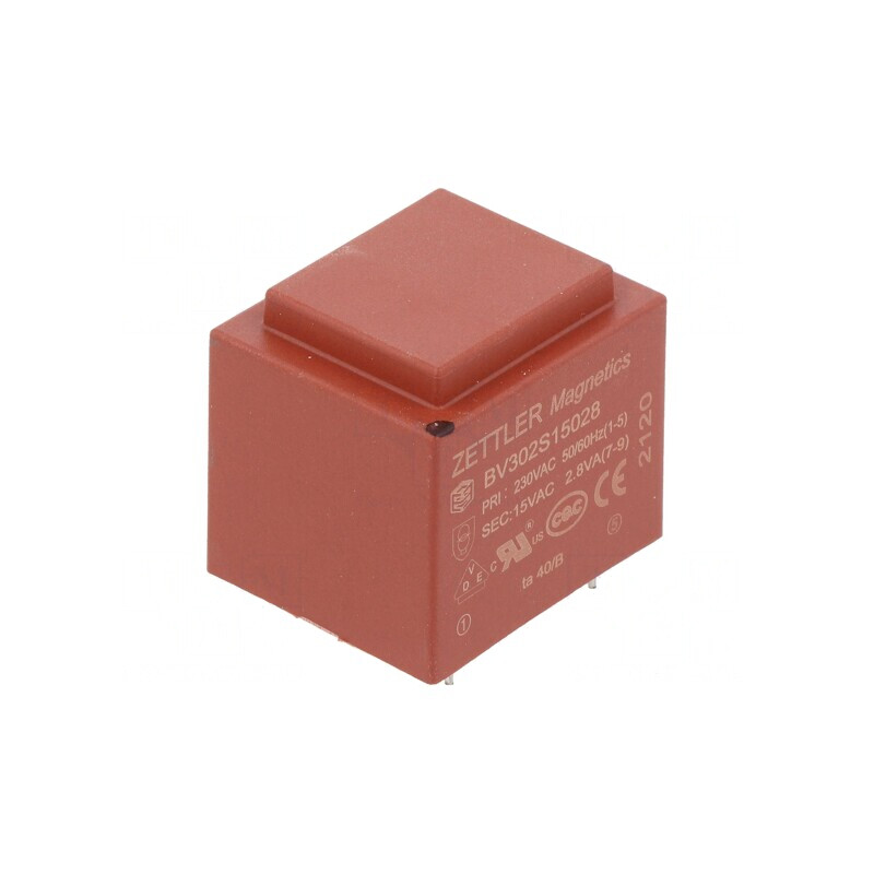 Transformator încapsulat 2.8VA 230V 15V PCB | Electronic-mag.ro | Componente Electronice