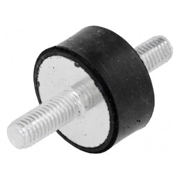 Atenuator de Vibrații M8 30mm Guma 15mm | Electronic-mag.ro | Componente Electronice
