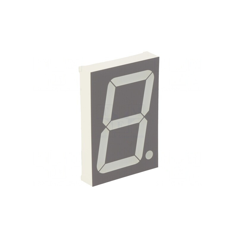 Afișaj LED 7 Segmente 56.8mm Roșu | Electronic-mag.ro | Componente Electronice