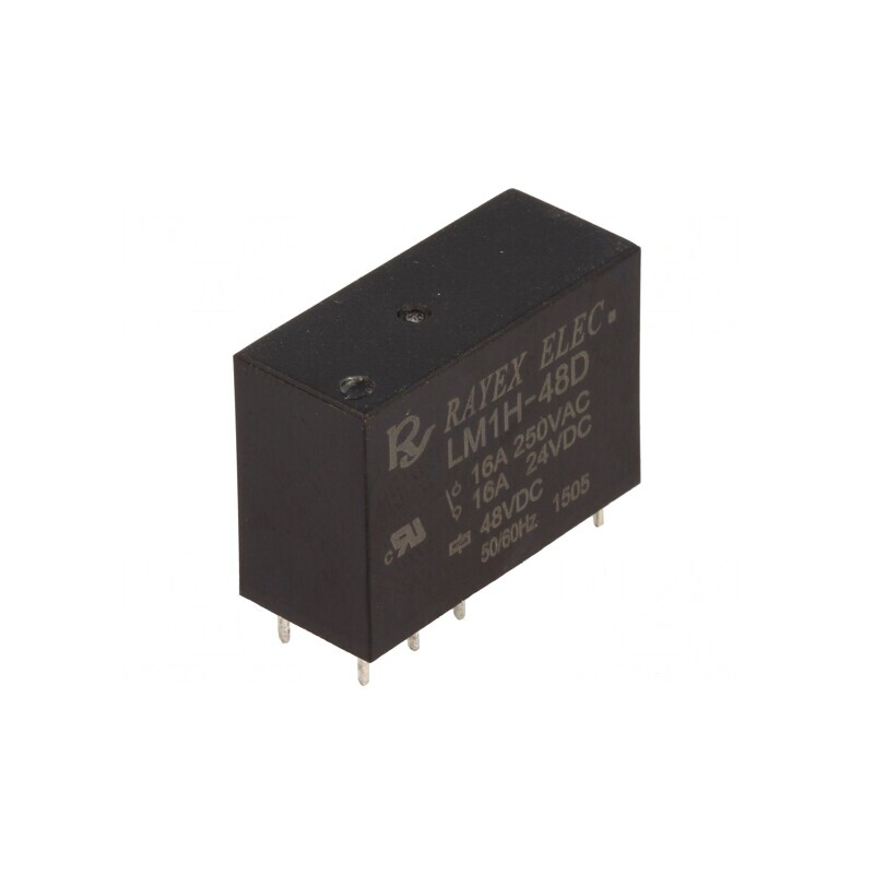 Releu Electromagnetic SPDT 48VDC 16A | Electronic-mag.ro | Componente Electronice